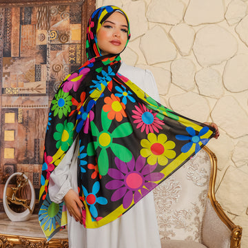 طرحة شيفون ديجيتال ٢متر- SC8057