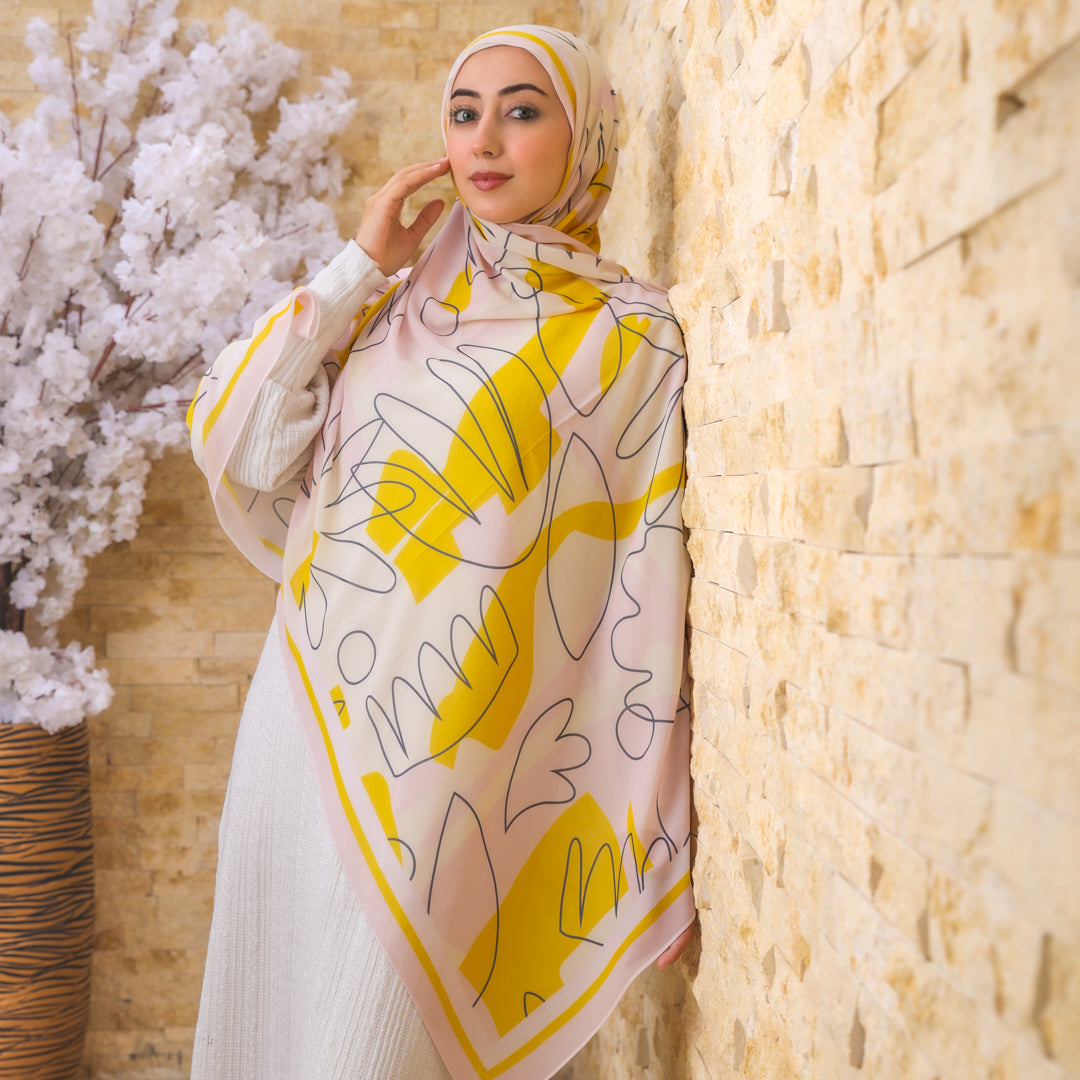 طرحة شيفون ديجيتال ٢متر - SC8103