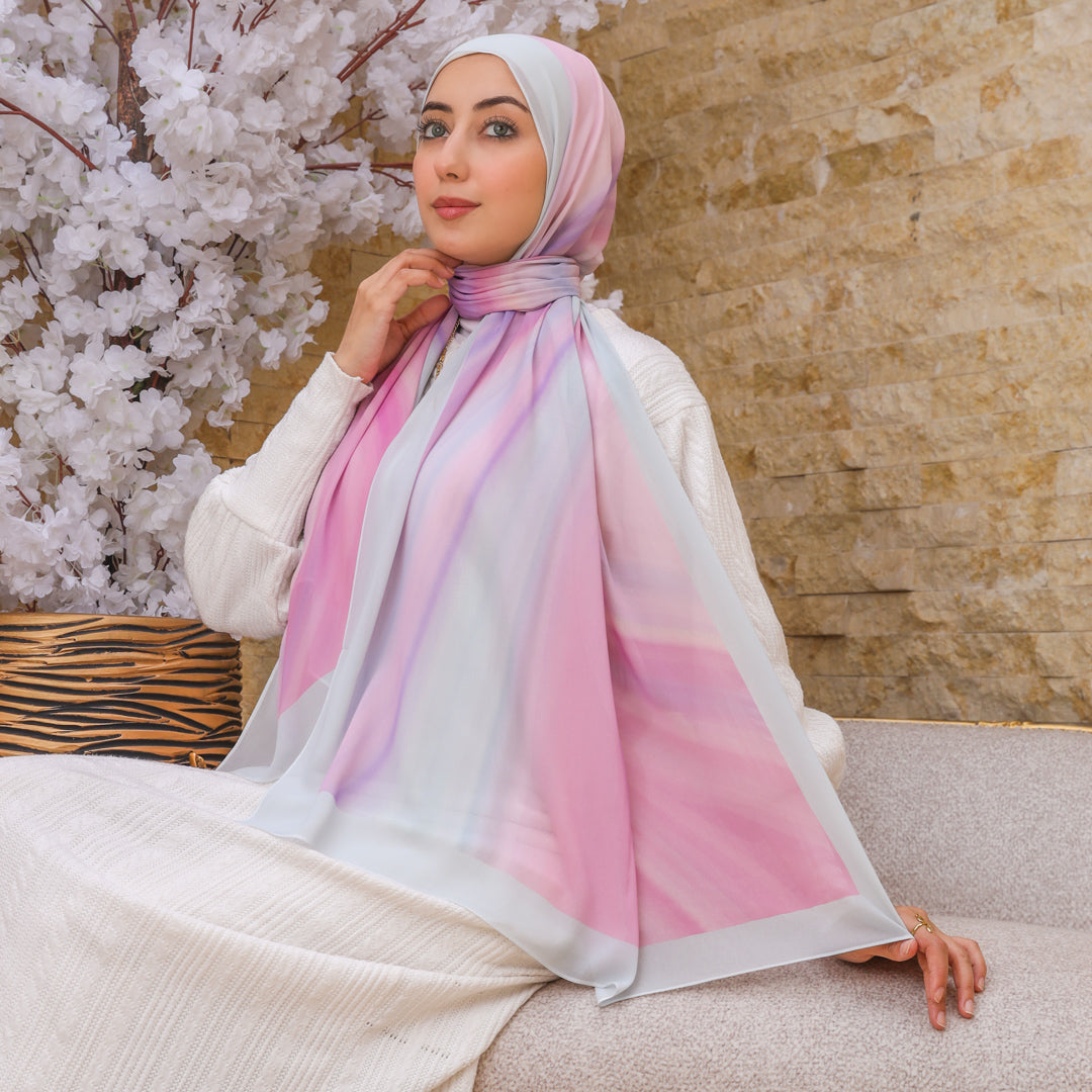 طرحة شيفون ديجيتال ٢متر- SC8131