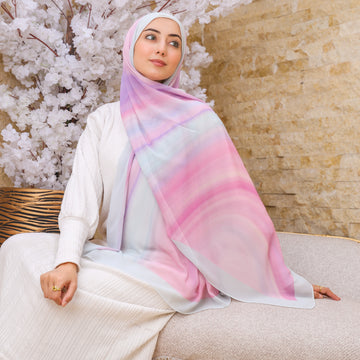طرحة شيفون ديجيتال ٢متر- SC8131
