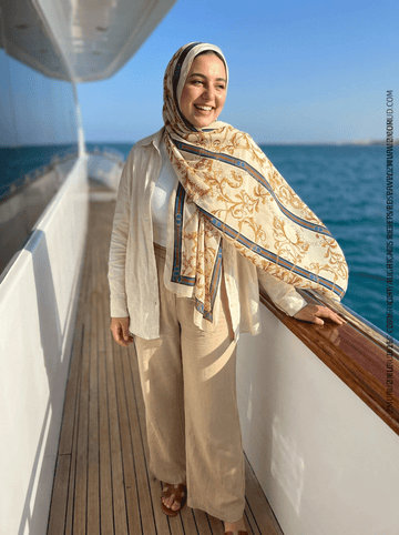 طرحة شيفون ديجيتال ٢متر *٧٠سم - SC8140