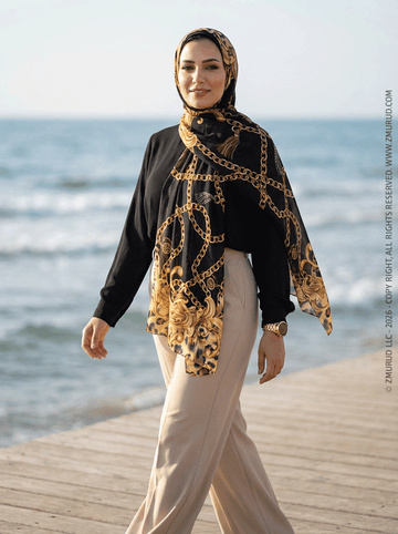 طرحة شيفون ديجيتال ٢متر *٧٠سم - SC8223