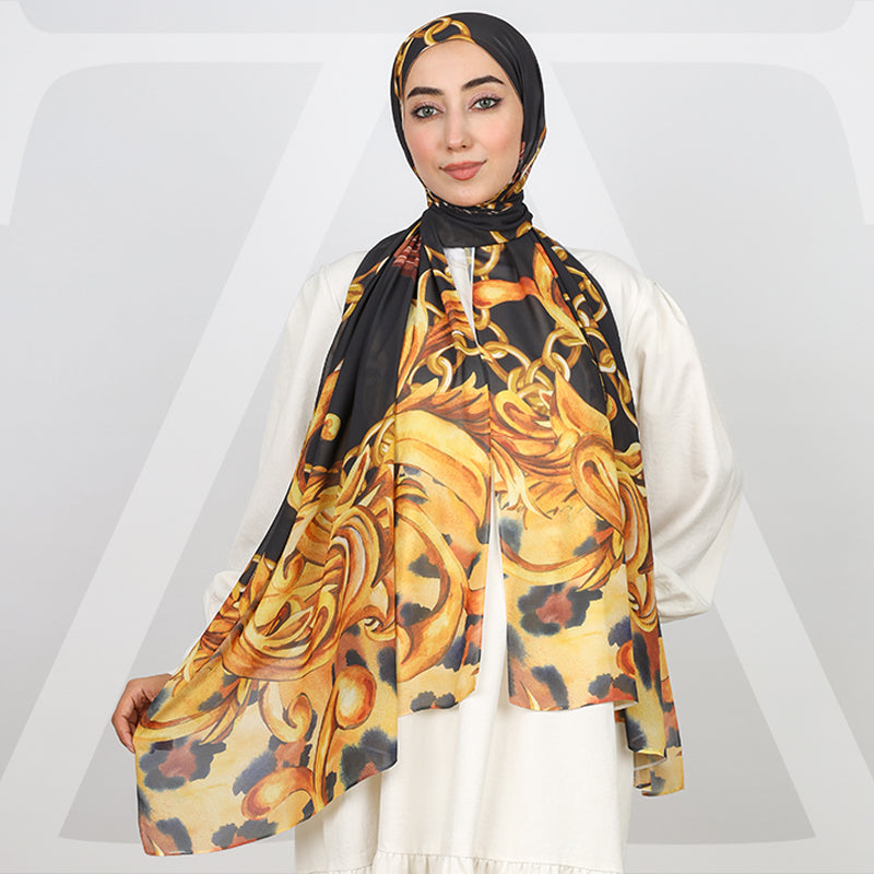 طرحة شيفون ديجيتال ٢متر - SC8223