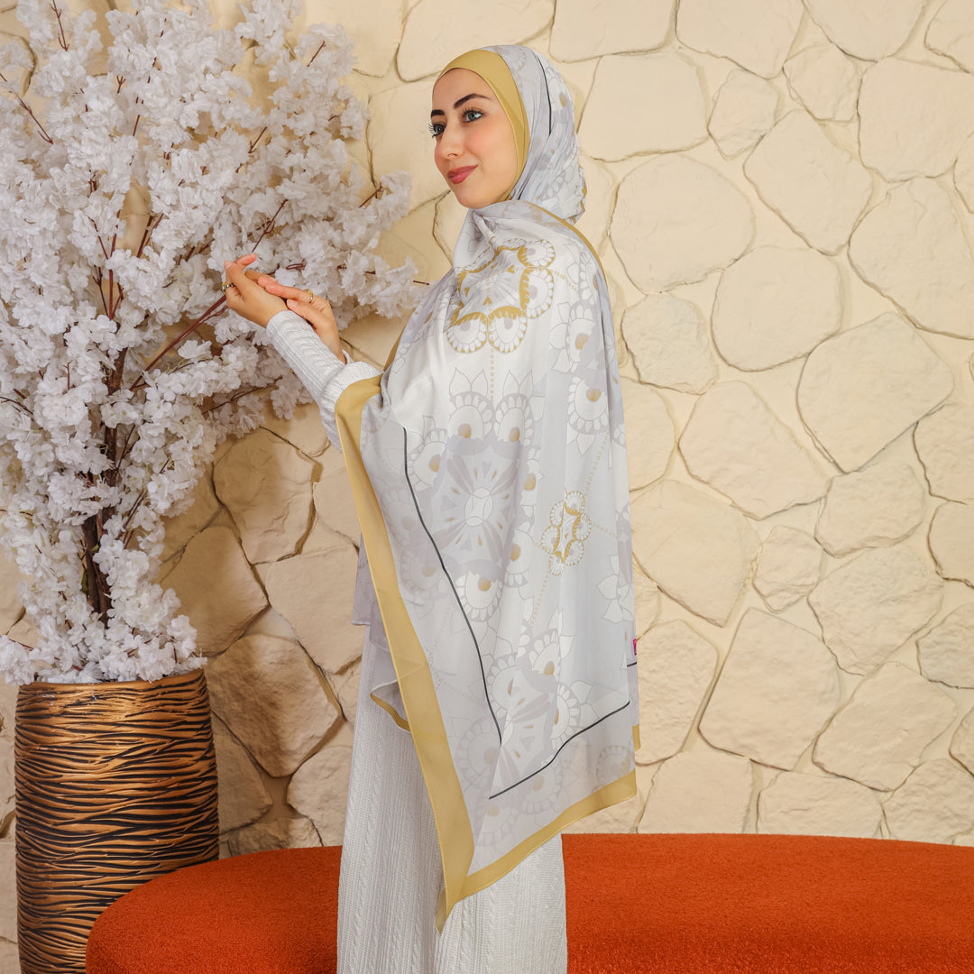 طرحة شيفون ديجيتال ٢متر *٧٠سم - SC8291