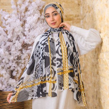 طرحة شيفون ديجيتال ٢متر - SC8298