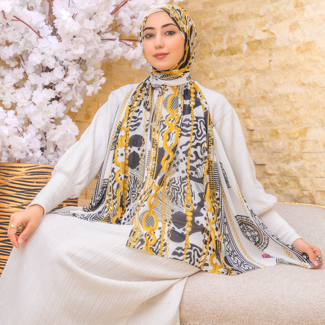 طرحة شيفون ديجيتال ٢متر - SC8320