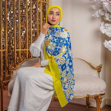 طرحة شيفون ديجيتال ٢متر *٧٠سم - SC8342