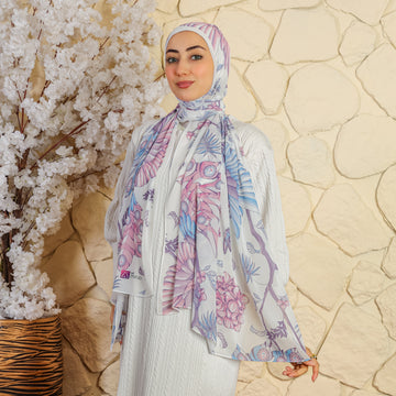طرحة شيفون ديجيتال ٢متر *٧٠سم - SC8352