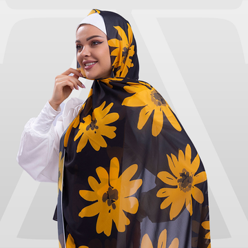 طرحة شيفون ديجيتال ٢متر *٧٠سم - SC8354