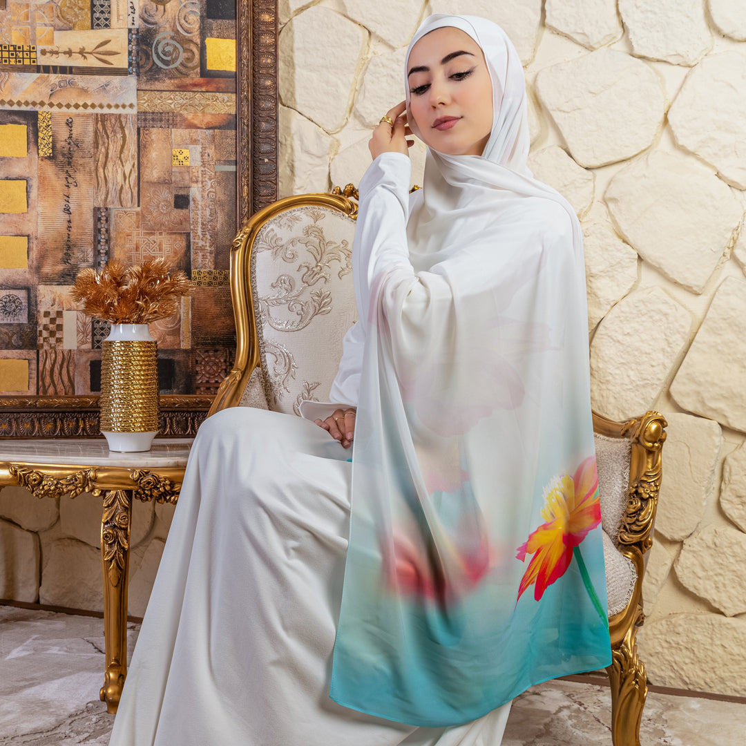طرحة شيفون ديجيتال ٢متر - SC8431