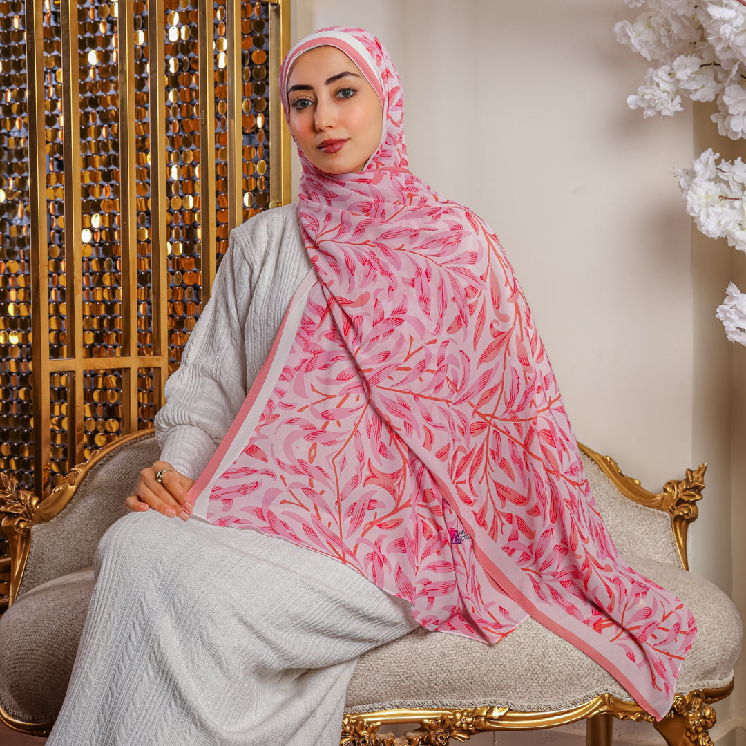 طرحة شيفون ديجيتال ٢متر *٧٠سم - SC8479