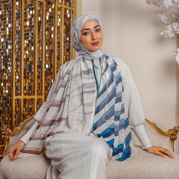 طرحة شيفون ديجيتال ٢متر - SC8503