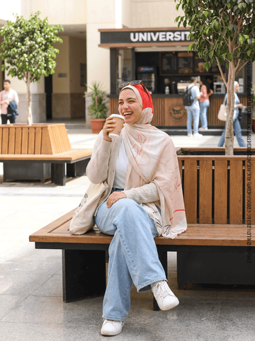 طرحة شيفون ديجيتال ٢متر *٧٠سم - SC8555