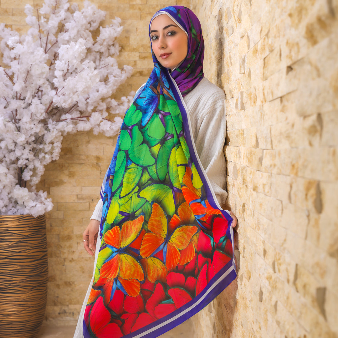 طرحة شيفون ديجيتال ٢متر - SC8585