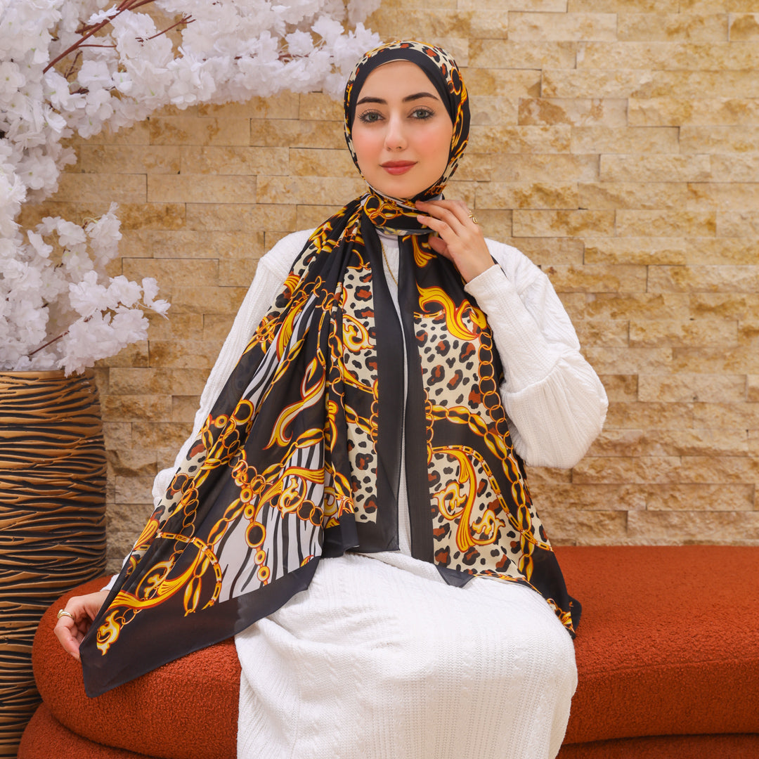 طرحة شيفون ديجيتال ٢متر - SC8588