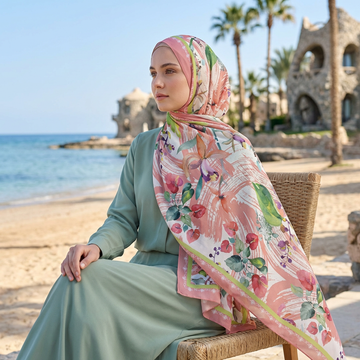 طرحة شيفون ديجيتال ٢متر *٧٠سم - SC8615