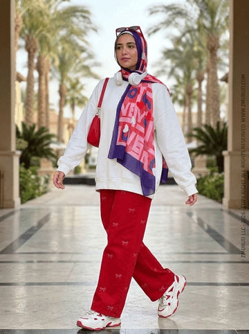 طرحة شيفون ديجيتال ٢متر *٧٠سم - SC8669