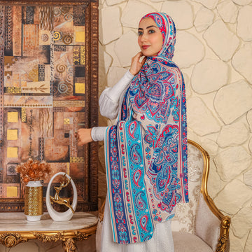 طرحة شيفون ديجيتال ٢متر *٧٠سم - SC8671