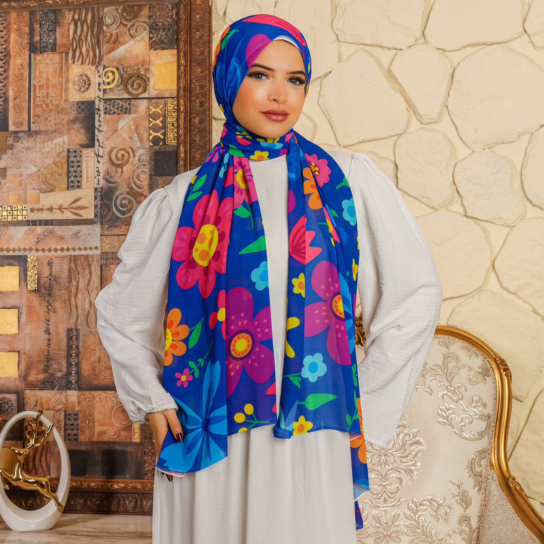 طرحة شيفون ديجيتال ٢متر - SC8700