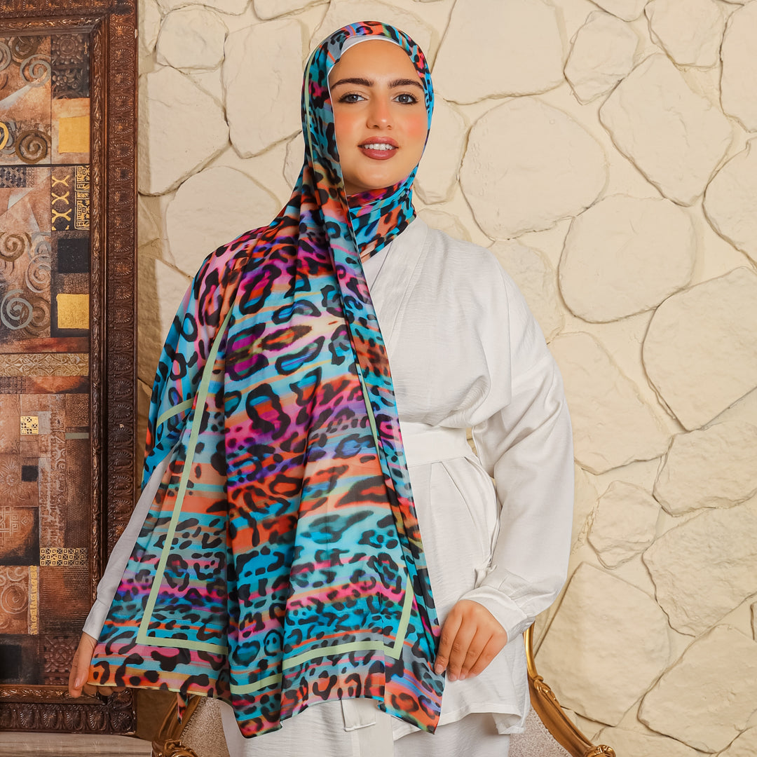 طرحة شيفون ديجيتال ٢متر - SC8702