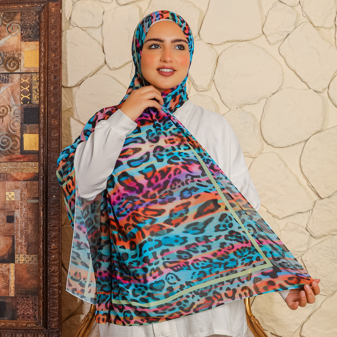 طرحة شيفون ديجيتال ٢متر - SC8702