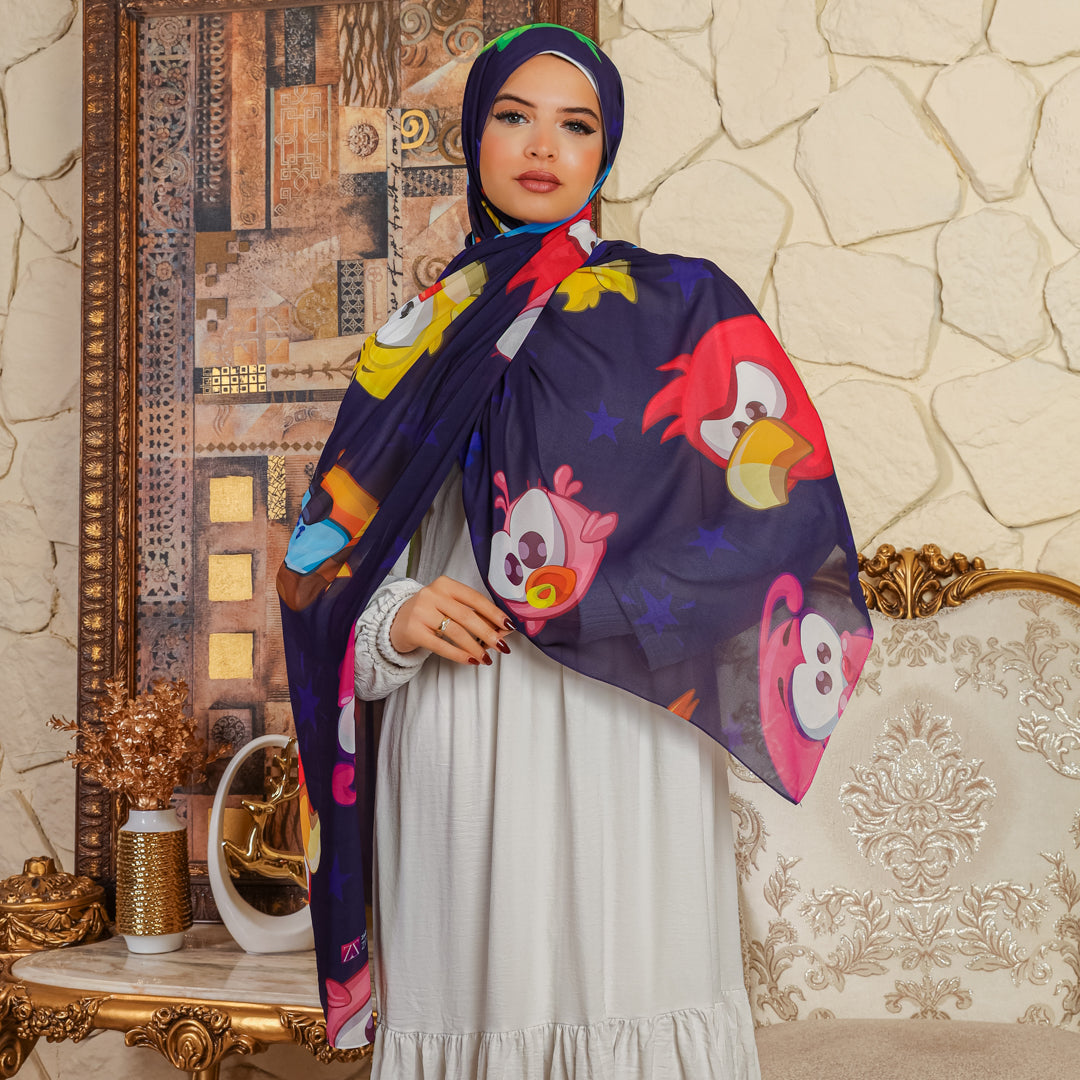 طرحة شيفون ديجيتال ٢متر - SC8707