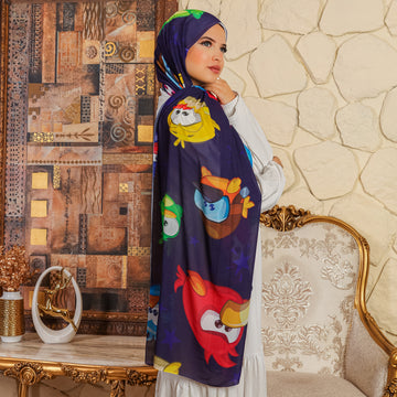 طرحة شيفون ديجيتال ٢متر - SC8707