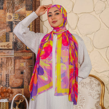 طرحة شيفون ديجيتال ٢متر - SC8750