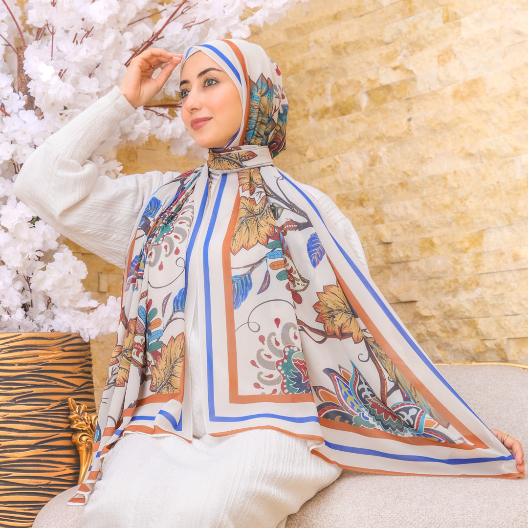 طرحة شيفون ديجيتال ٢متر - SC8779