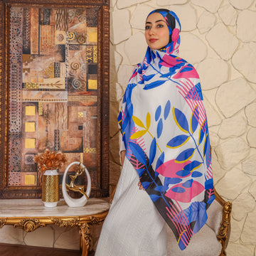 طرحة شيفون ديجيتال ٢متر *٧٠سم - SC8807