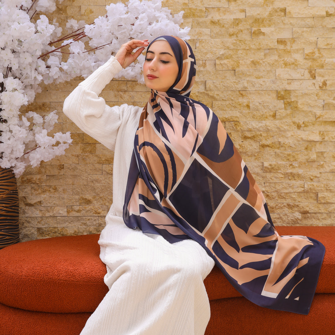 طرحة شيفون ديجيتال ٢متر - SC8820