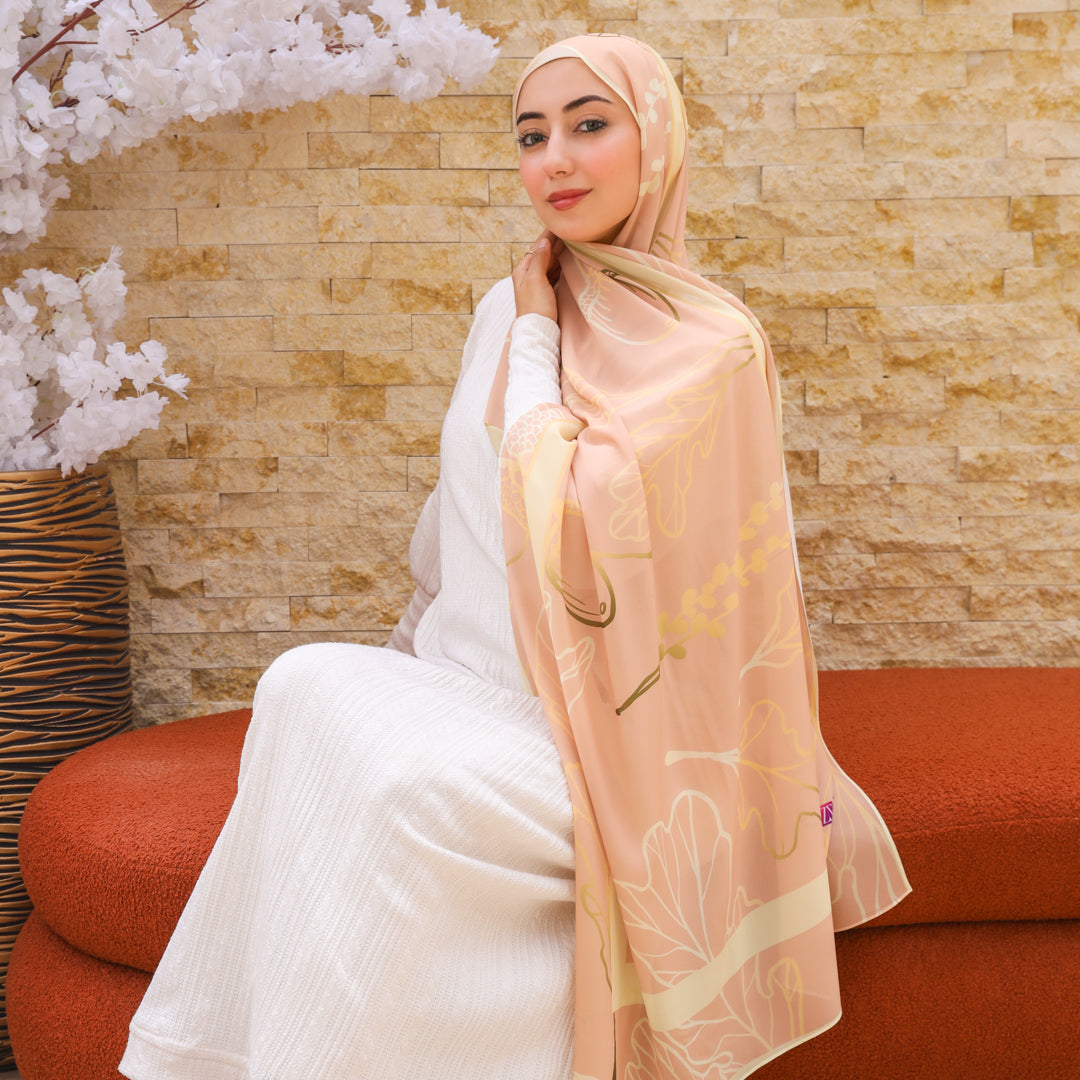 طرحة شيفون ديجيتال ٢متر - SC8825