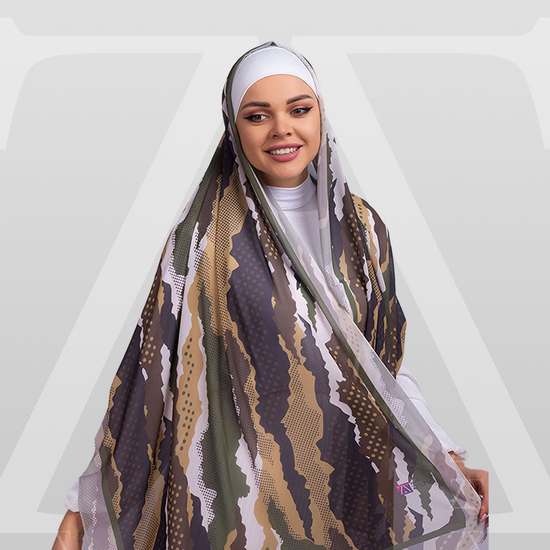 طرحة شيفون ديجيتال ٢متر *٧٠سم - SC8826