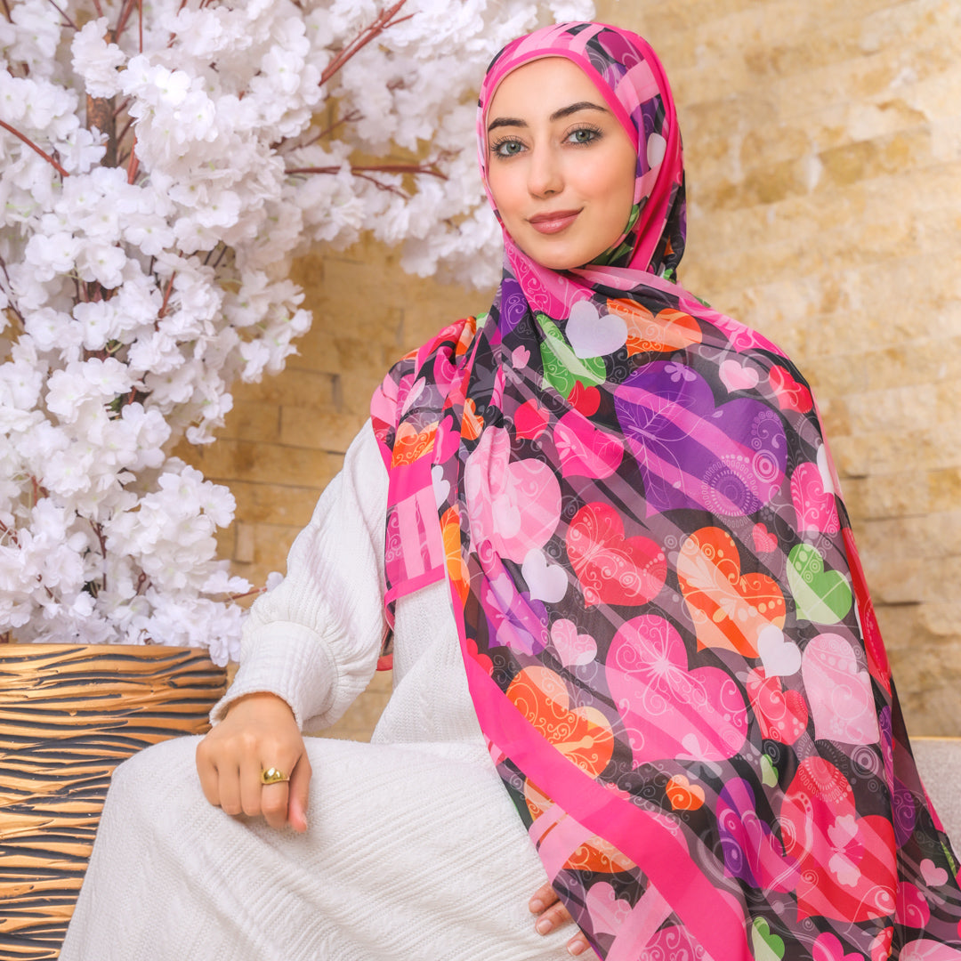 طرحة شيفون ديجيتال ٢متر - SC8841