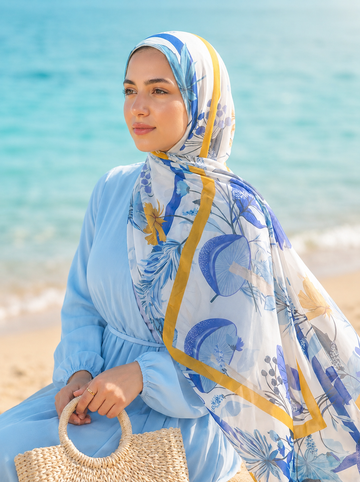 طرحة شيفون ديجيتال ٢متر *٧٠سم - SC8845