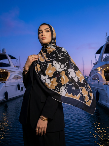 طرحة شيفون ديجيتال ٢متر *٧٠سم - SC8869