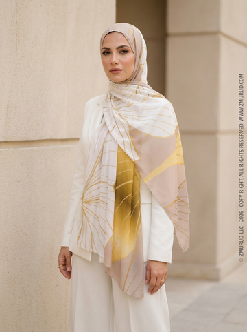 طرحة شيفون ديجيتال ٢متر *٧٠سم - SC8879
