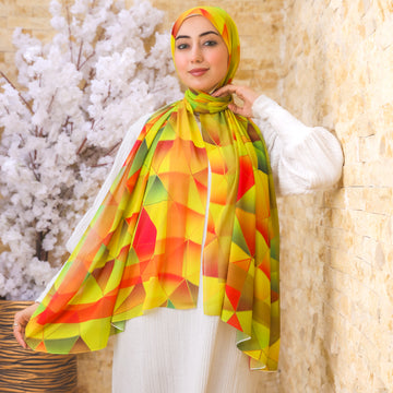 طرحة شيفون ديجيتال ٢متر - SC8880