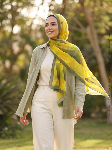 طرحة شيفون ديجيتال ٢متر *٧٠سم - SC8932