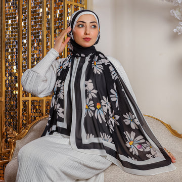 طرحة شيفون ديجيتال ٢متر *٧٠سم - SC8945