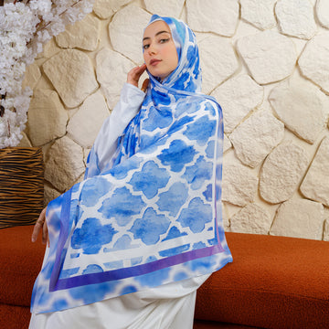 طرحة شيفون ديجيتال ٢متر- SC9012