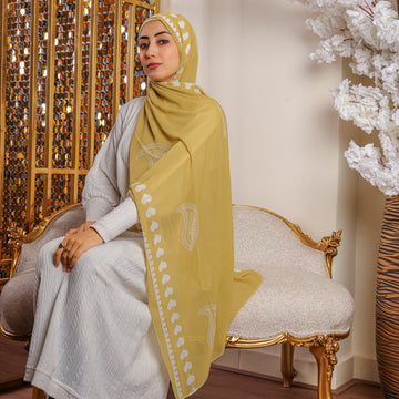 طرحة شيفون ديجيتال ٢متر - SC9076