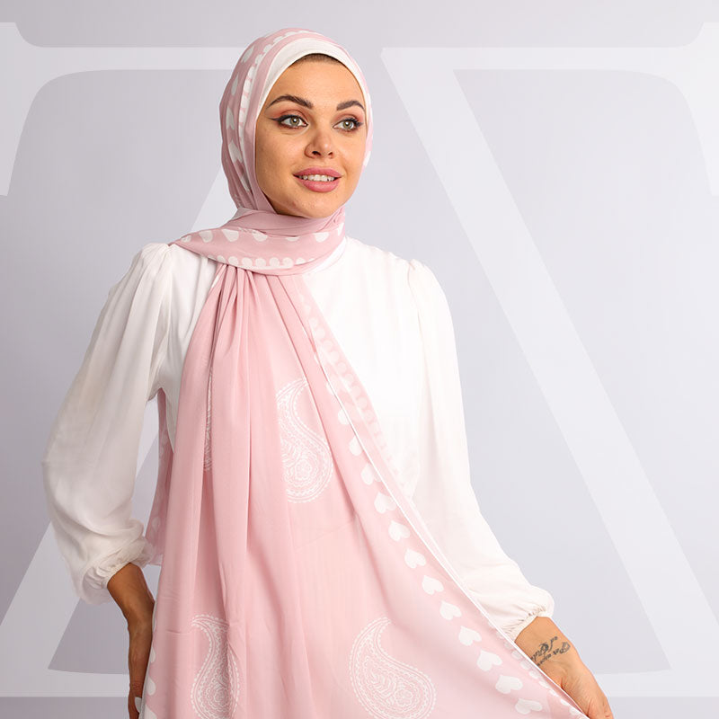 طرحة شيفون ديجيتال ٢متر *٧٠سم - SC9079
