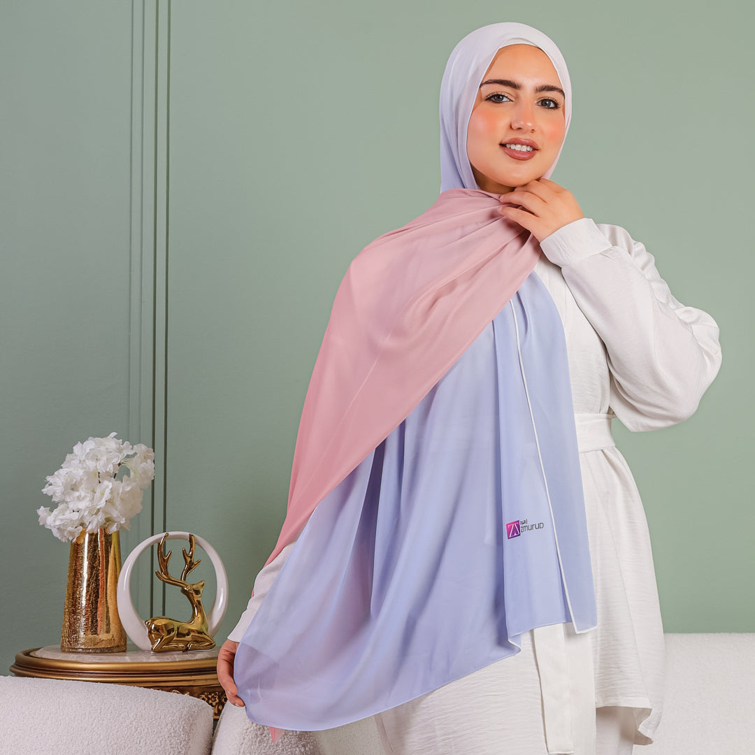طرحة شيفون ديجيتال ٢متر - SC9096