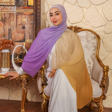 طرحة شيفون ديجيتال ٢متر - SC9099