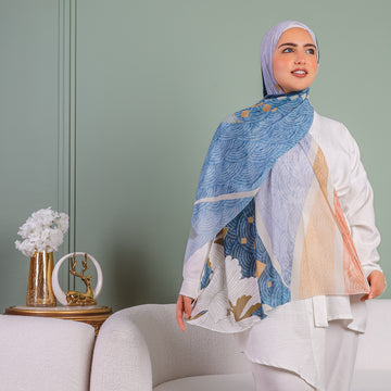 طرحة شيفون ديجيتال ٢متر - SC9121
