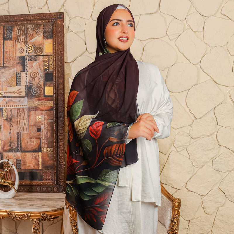 طرحة شيفون ديجيتال ٢متر - SC9162