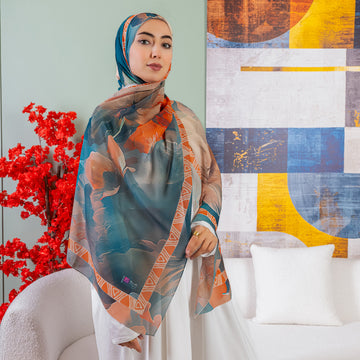طرحة شيفون ديجيتال ٢متر - SC9257