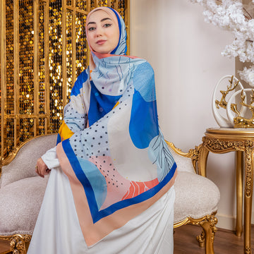 طرحة شيفون ديجيتال ٢متر *٧٠سم - SC9273