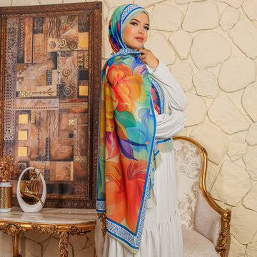طرحة شيفون ديجيتال ٢متر - SC9297